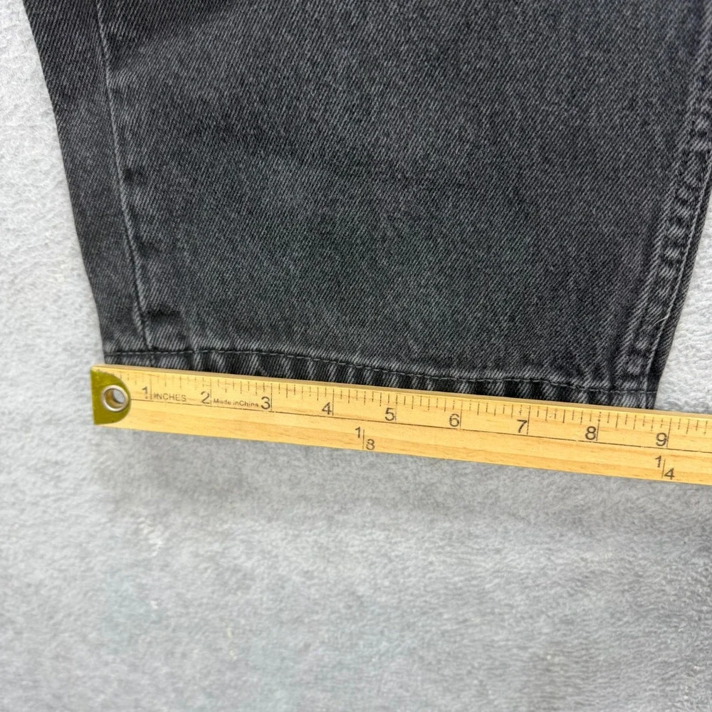 Levis‎ 505 Regular Fit Jeans Mens 40x28* Black Denim Pants Faded Straight Work
